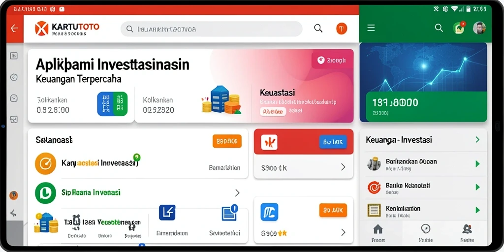 Tampilan utama KARTUTOTO menampilkan grafik dan analisis investasi yang informatif.
