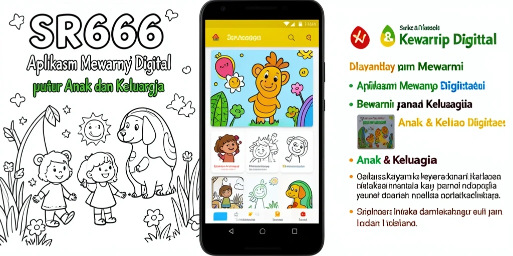Antarmuka SR6666 yang intuitif dan menyenangkan untuk anak-anak.